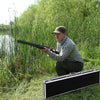 53" Long Aluminum Locking Rifle Gun Case Lock Box Shotgun Storage Box Carry Case