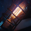 Retro Steampunk Rocket Lamp Space Shuttle Night Light Desk Night Flame Light UK
