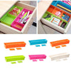 Drawer Dividers Desk Organiser Adjustable Storage Boxes Stationary Tidy Tray UK