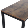 Industrial Desk Vintage Rustic Metal Frame Writing Computer Table Workstation UK