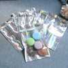 100X Holographic Foil Heat Seal Zip Lock Pouch Bag Rainbow Laser Bags NEW