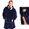 UK-Hoodie Blanket Oversized Ultra Plush Comfy Sherpa Giant Big Hooded Sweatshirt