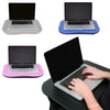 Laptop Tray Lap Desk Cushioned Portable Computer Reading Writing Table Sofa Bed