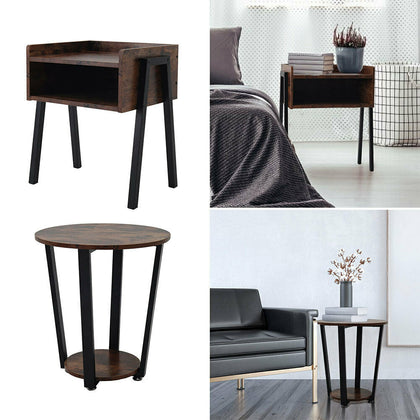 Coffee Table Sofa Side End Modern Tea Desk Storage Shelf for LivingRoom Bedroom