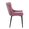 2X Velvet Dining Chairs Diamond Seat Padded Kitchen Dining room Chairs CLIPOP