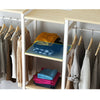 Heavy Duty Large Open Wardrobe Clothes Rail Rack Coat Hanging Garment Shelf