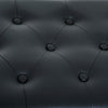 Luxury Black Faux Leather Piano Keyboard Stool Bench Seat with Storage Brand New