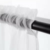 UK Voile Plain Net Curtain 2 Panels Sheer Slot Top Rod Pocket Window Drape Decor