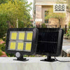120 LED Solar Powered Outdoor Garden Light Security Flood Wall Lamp UK seller