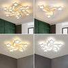 Aluminum LED Ceiling Lamp Ring Light Chandelier Lights Fixture Living Bedroom