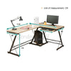 L Shaped Density Board Computer Desk Home Office Laptop PC Table Workstation UK