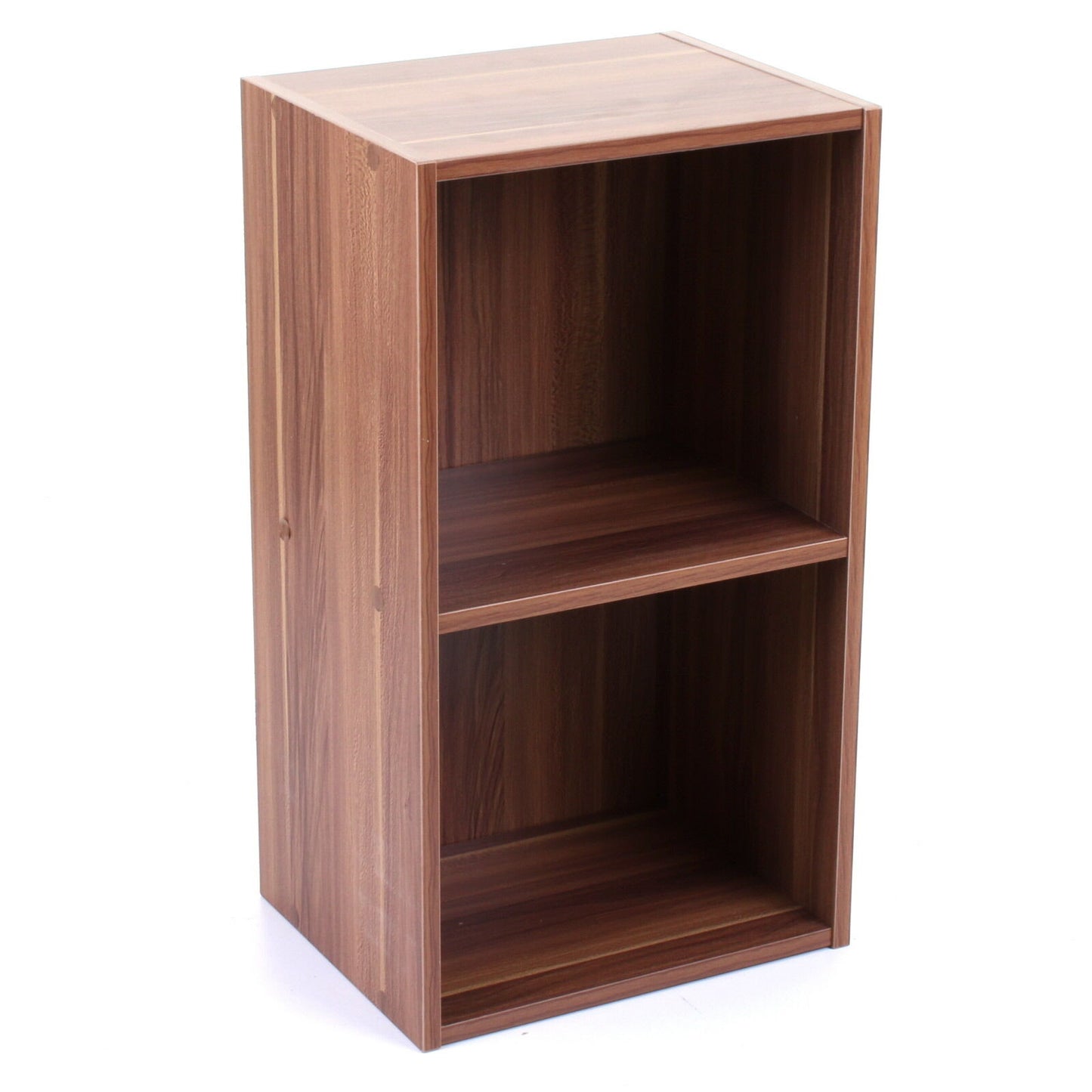 2 3 4 TIER WOODEN BOOKCASE SHELVING DISPLAY STORAGE UNIT CUBE WOOD SHELVES SHELF