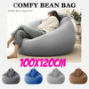 Large Bean Bag Chair Adult Teens Kid Couch Sofa Cover Lazy Lounger Garden Indoor