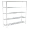 Stainless Steel Kitchen Shelf 90/150/180cm Commercial Shelving Unit Storage Rack