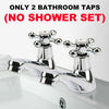 Chrome Traditional Bath Filler Shower Mixer Tap with Handset Bathroom Taps