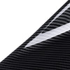 2Pcs Car Rear Bumper Protector Lip Diffuser Spoiler Angle Splitter Carbon Fiber