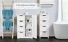 Bathroom Cabinet with 4 Drawers Storage Unit Floor Standing Cabinet for Bathroom
