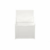 NEW! White Storage Toy Box Laundry Basket Organiser Chest with Easy Open Lid