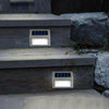 2x Super Bright Solar Powered Led Door Fence Wall Lights Outdoor Garden Lighting