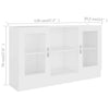 Slim Sideboard White Modern Cupboard Cabinet Unit Storage Narrow Living Room