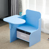 2 in 1 Children Chair Desk with Storage Bin Arts Craft Snack Toddler Kids Mysize