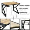 100CM Gaming Desk Home Office PC Computer Study Table Metal Frame Workstation