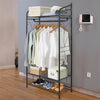 Coat Stand Shoe Rack with Shelves & Hanging Rail Storage Hall Entryway Bedroom