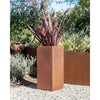 Large Corten Steel Rectangle Planter Garden Plants Pot In & Outdoor Trough Tub