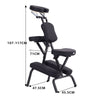 Portable Massage Tattoo Chair Adjustable Salon Home Therapy Stool + Carrying Bag