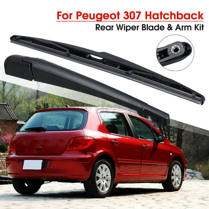 14'' 355mm Rear Windscreen Wiper Arm & Blade Set For Peugeot 307 Hatchback