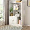 Storage Cabinet Bookcase Bookshelf Doors Shelving Display Unit Small Organiser