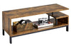 Industrial TV Table Wood TV Stand Console Cabinets with Shelves for Living Room