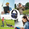 Folding Ear Defenders SNR 35dB Protectors Hearing Safety Adult For Shooting UK