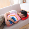 Soft Creative Stuffed Toy Back Cushion Plush Dolls Rainbow Shaped Sofa Pillow UK