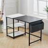 120x60cm Computer Desk with Storage Shelves Home Office Study Writing Work Table