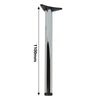 2/4X Chrome Adjustable Breakfast Bar Metal Coffee Table Legs Desk 1100 870 710mm