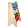 Wooden Kids Childrens Book Shelf Sling Storage Rack Organizer Bookcase Bookshelf