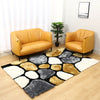 Large 3D Pebble Stone Thick Pile Rug Shaggy Bedroom Living Room Nonslip Carpet