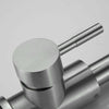 Modern Chrome Kitchen Sink Mixer Taps Faucet Swivel Spout Single Lever Tap Mono