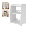 White Bedside Table Cabinet Small Side End Table Nightstand Storage Organizer UK