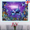 5D large DIY Diamond Painting Whale Wal Embroidery Full Drill Arts Craft Kits