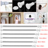 Telescopic Shower Curtain Rail Extendable Pole Bathroom Door Window Wardrobe Rod