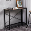 Industrial Hallway Side End Console Breakfast Bar Table Display Storage Stand L