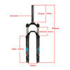 26" MTB Bike Bicycle Oil/Spring Front Fork Parts Cycling Bike Fork Z5R4