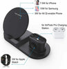 3 in 1 Wireless Charger Stand Charging Dock Stand for iPhone 11 XS XR 8 AirPod