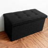 Ottoman Large Storage Chest Box Storage Bedroom Living Room Grey Black Beige