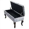 Large Chesterfield Storage Ottoman Bench Box Widnow Seat Stool Bedroom Footstool