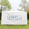 3Mx4M Heavy Duty Gazebo Sides Waterproof Marquee Canopy Wedding Party Tent White