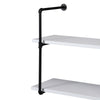 Industrial 2 Tier Wall Mounted Water Pipe Shelf Storage Display Home Decor