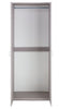 2 Door Wardrobe - Grey Oak Effect